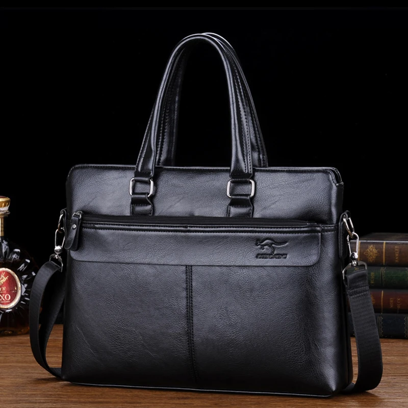 Sacs à main en cuir PU Bombs Case pour hommes, ordinateur portable, ordinateur lancé, affaires, bureau exécutif, portefeuille Messenger, sac à bandoulière pour homme