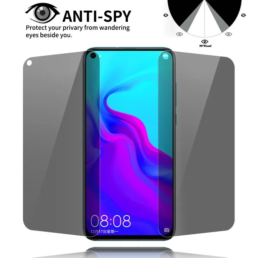 1pcs for Agq Anti-spy Protective Tempered Glass for Umidigi F2 Screen Protector on Umidigif2 F 2 2f Privacy Glass