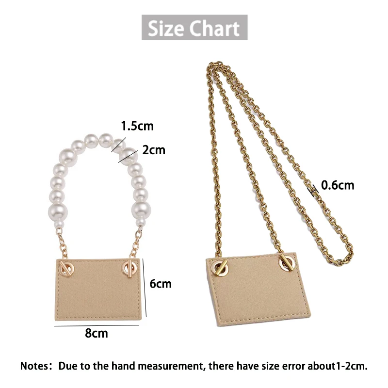 EverToner New Purse Chain Strap Replacement For D Bag Attractive Crossbody Handbag Chains DIY Shoulder Bag Chain Straps