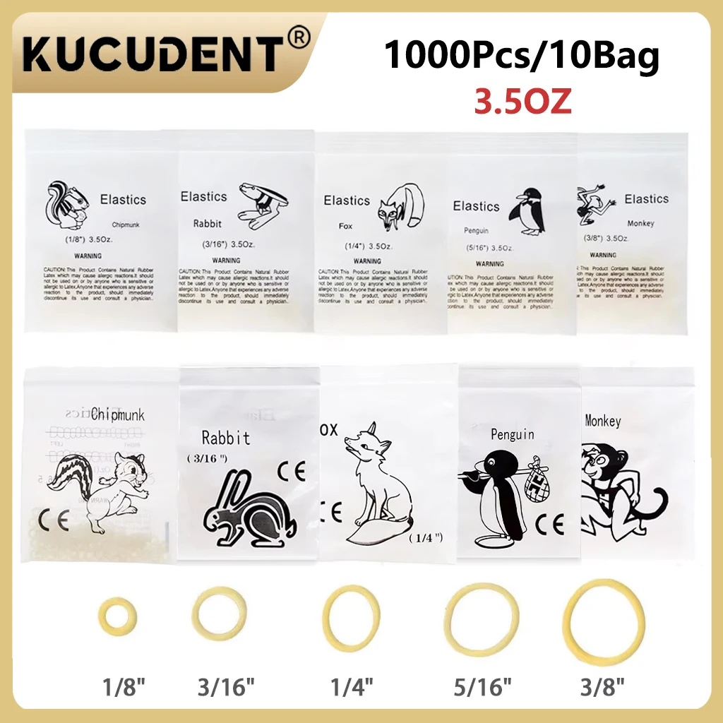 1000Pcs/10Bag Denta… - image