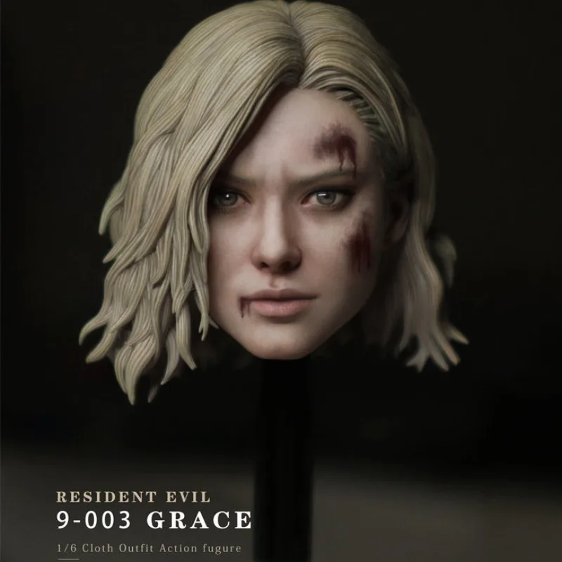 Pre-sale Figura De Acción X-STUDIO 1/6 Resint Evil 9-003 Leon Grace Con Abrigo De Cuero Oscuro Y Múltiples Manos Reemplazables