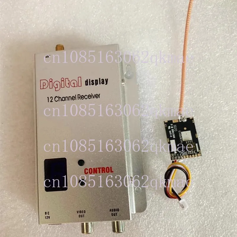 1.2G Wireless 800MW FPV Transmitter Module 8 Frequency Point 5V Power Supply 12V Receiver 1.2G Image Transmission