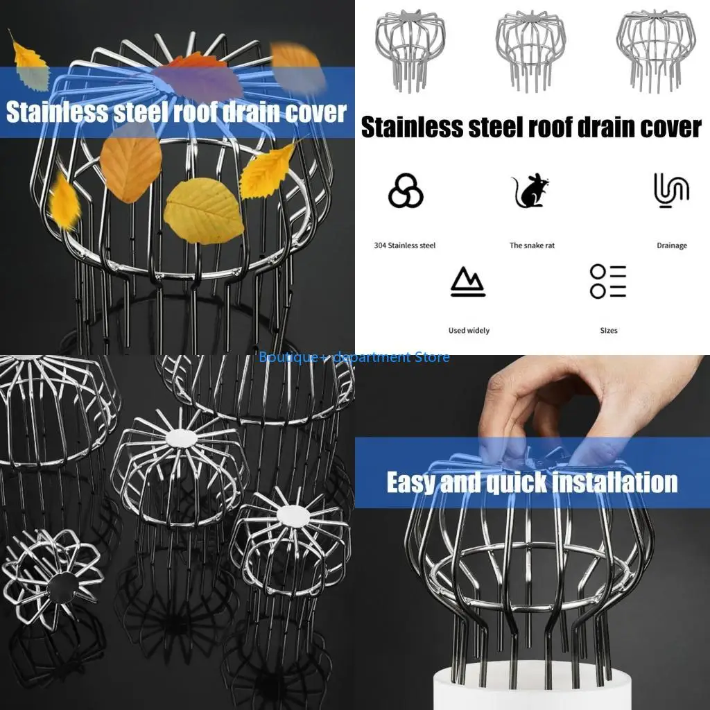 E1PD Accuracy Meshing Strainer Steel Rustproof Easy to Clean for Gutters Drain