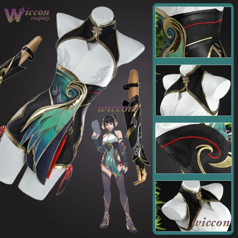 

Костюм для косплея Ynott Naraka Bladepoint Shen Miao Oveatch Dva, полный комплект, наряд для ролевых игр, женский, для Хэллоуина, вечеринок, косплей