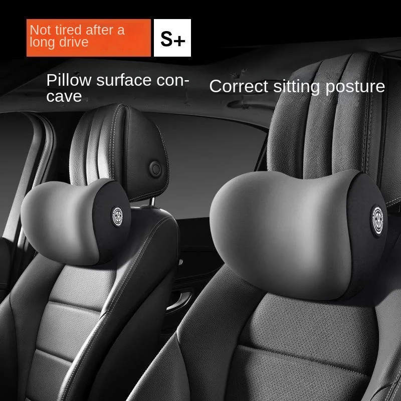 1pcs Car Neck Headrest Pillow Accessories Cushion Auto Seat Head Support Neck Protector Automobiles Seat Neck Rest Memory Cotton