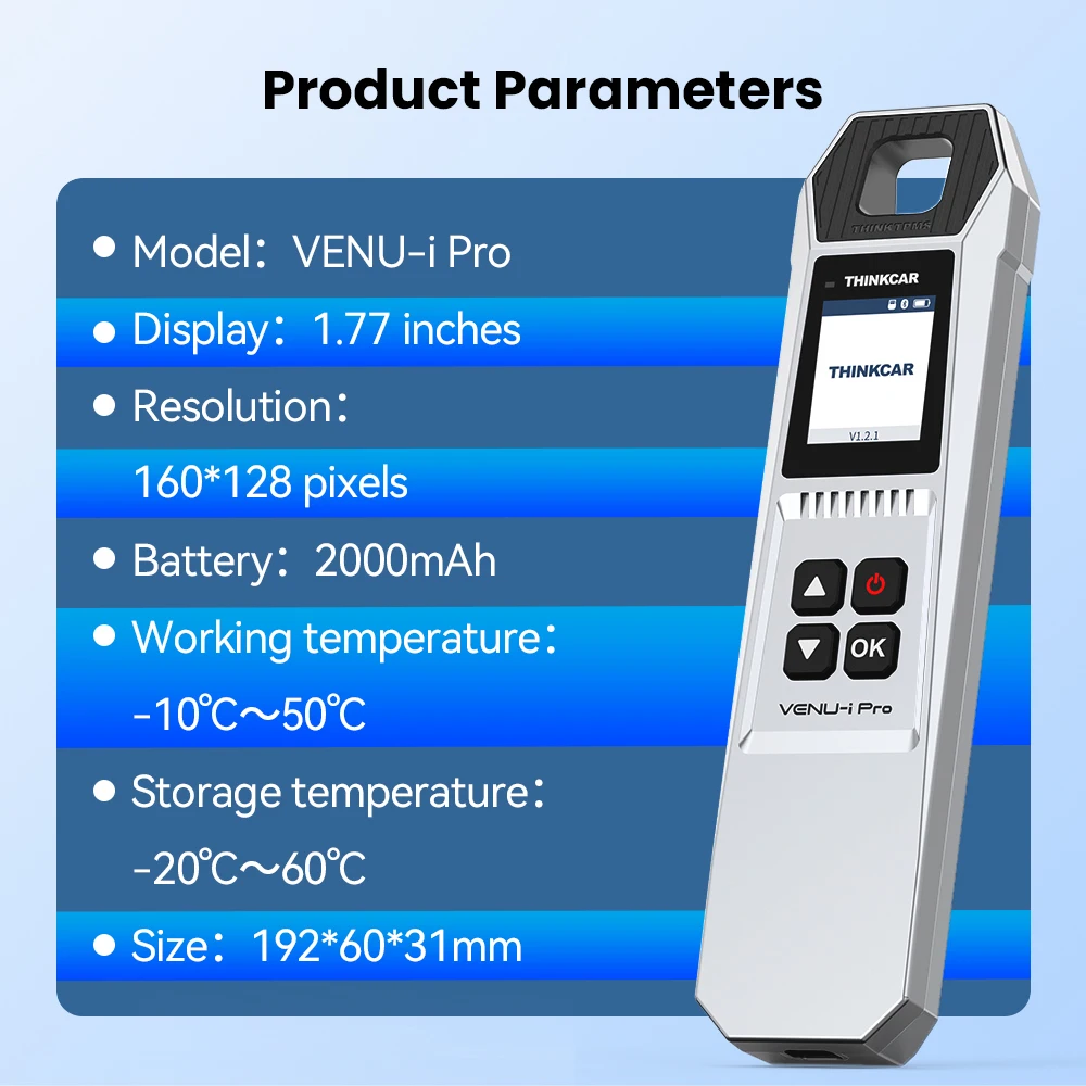 THINKCAR VENU 90 Car Tire Pressure Diagnose Tool Automotive TPMS Sensor Programming Learning Activator For ThinkTool Pro 689BT