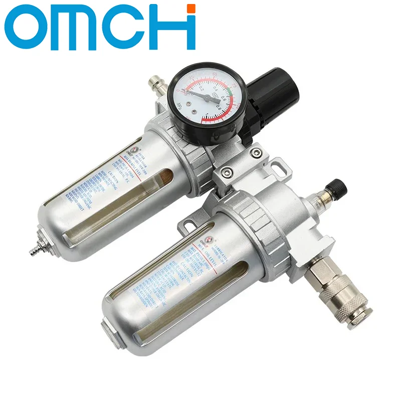 SFC200/SFC300/SFC400 1/2 Air Compressor Filter Regulator Oil Water Separator Trap Regulator Valve Pneumatic Parts