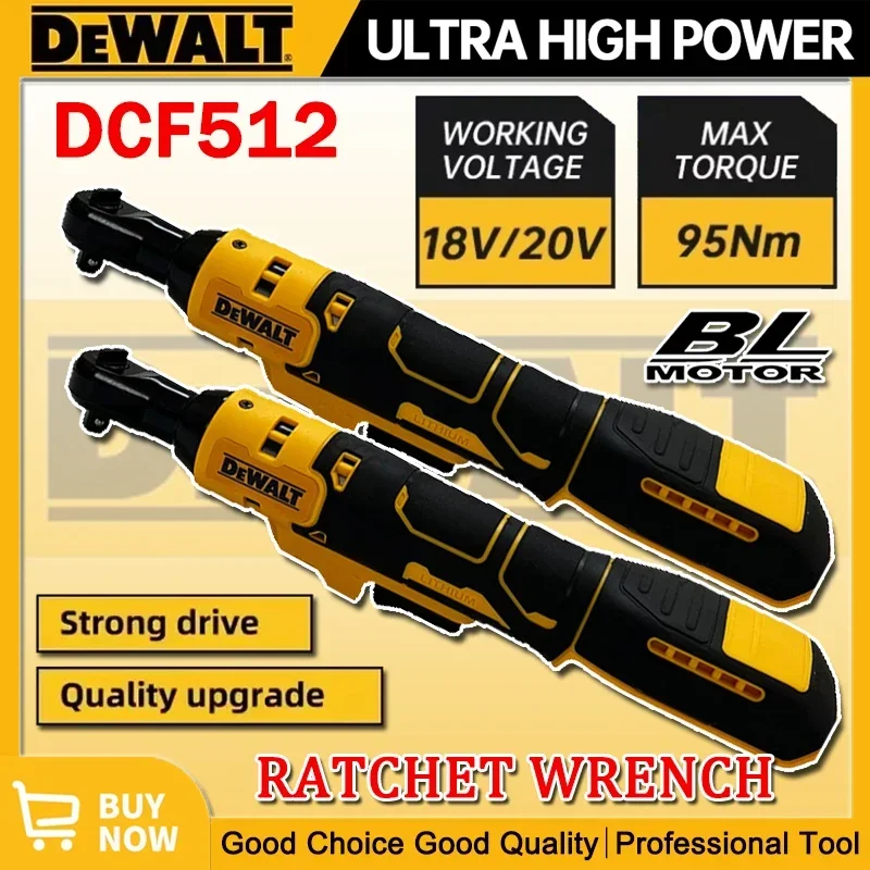 

Аккумуляторный угловой гайковерт Dewalt DCF512 с регулируемой скоростью, многофункциональный, со светодиодной подсветкой, электроинструмент