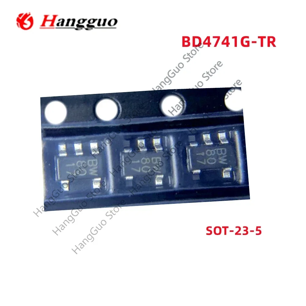10PCS/Lot Original and brand new   BD4741G-TR BD4741G BW SOT-23-5 Monitoring and reset IC Chip