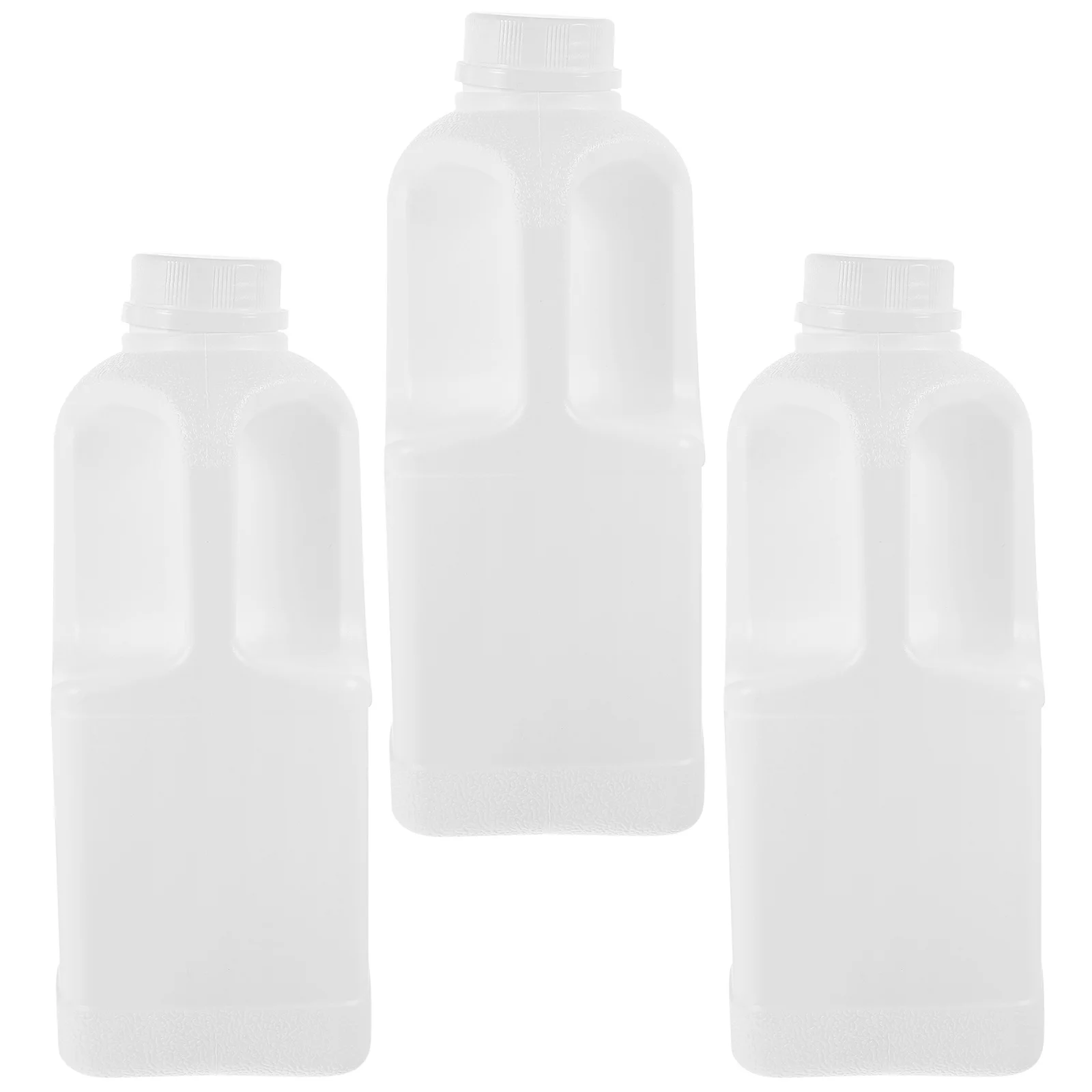 3 vasetti di plastica per alimenti, grande capacità, sigillante, per conservare l'acqua, a prova di perdite, per uso domestico, tè al latte, caffetteria, bar