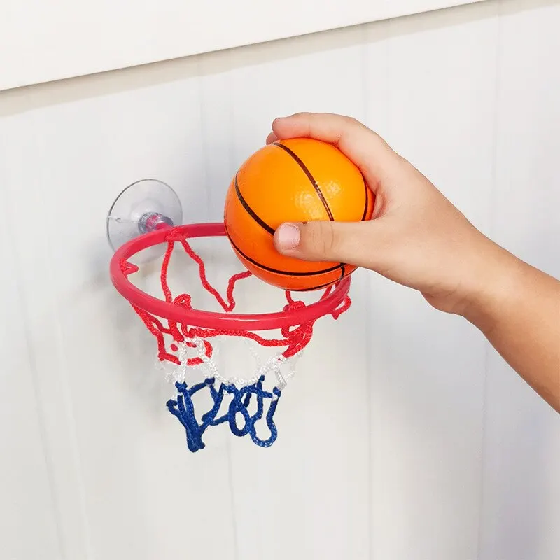 Children's Folding Basketball Stand Indoor Non Stamping Wall Mounted Kindergarten Family Shooting Stand Portable Fun Basketball