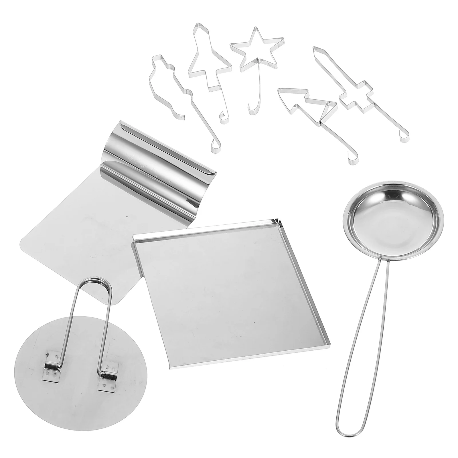 

9Pcs Stainless Steel Baking Molds For Cookies Cakes Pastries Tarts Cookie Cutters Baking Supplies
