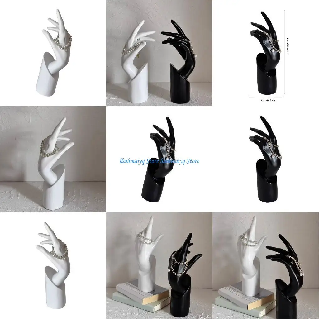 

573B элегантный женский ручной манекен для хранения ювелирных изделий, стенд, аксессуар для ожерелья, демонстрация домашней