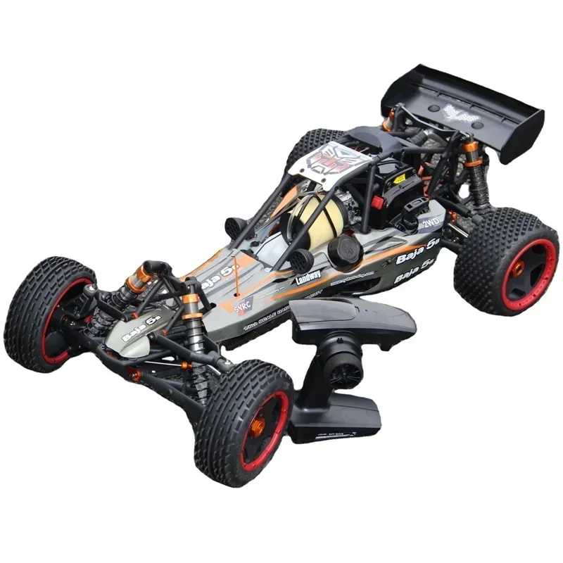 Motore 2WD Buggy 30CC alimentato a gas 2.4G 1/5 RC all'ingrosso con scatola ingranaggi in metallo Saiya rc car baja 5b in vendita