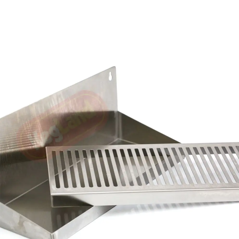 KegLand Drip Tray Stainless Steel, No Drain Tube, 12\