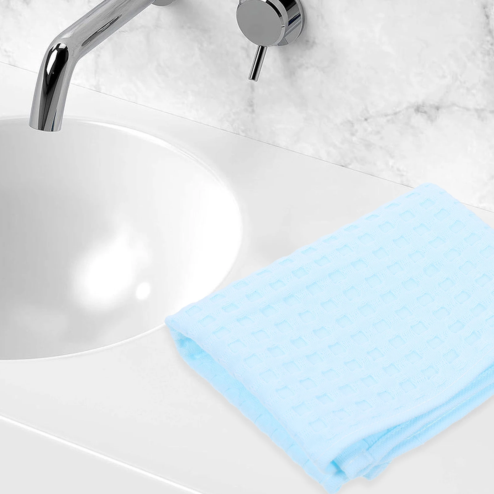 

2pcs Waffle Weave Baby Towels Cotton Washcloths For Kids Newborn Face Cleansing Makeup Remover Water Absorbent Lightweight Burp