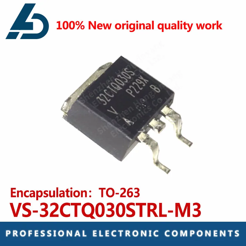 10PCS VS-32CTQ030STRL-M3 package TO-263 Voltage :30V Current :15A Schottky diode