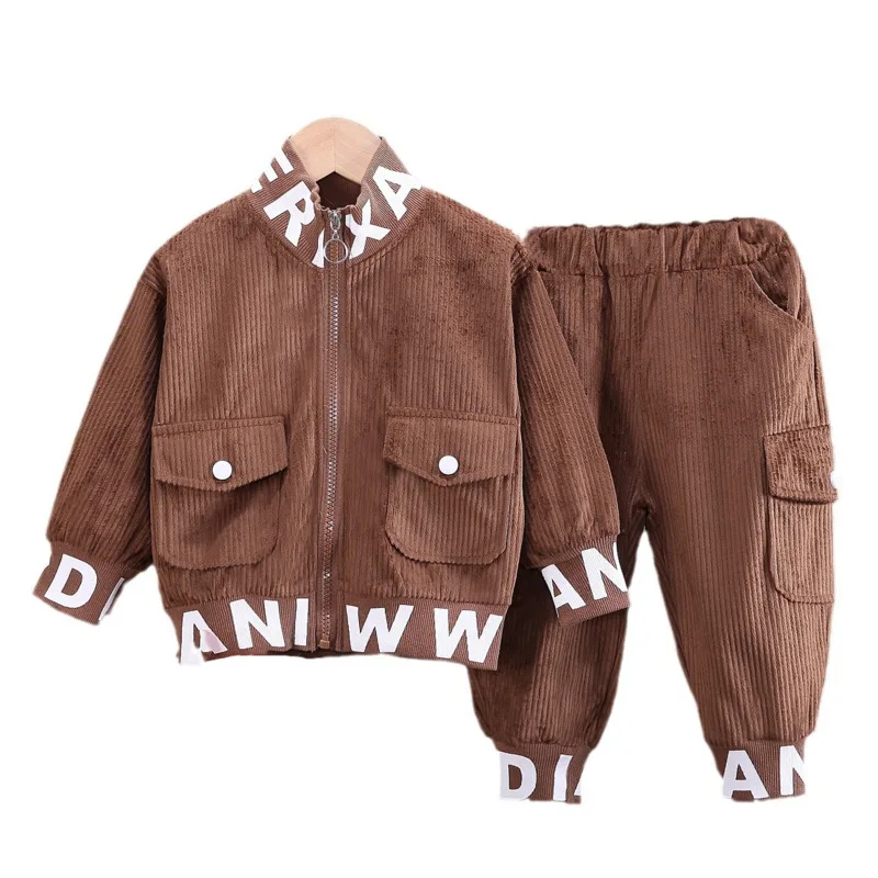 

New Spring Autumn Baby Clothes Suit Children Boys Jacket Pants 2Pcs/Sets Toddler Fashion Casual Costume Infant Kids Tracksuits