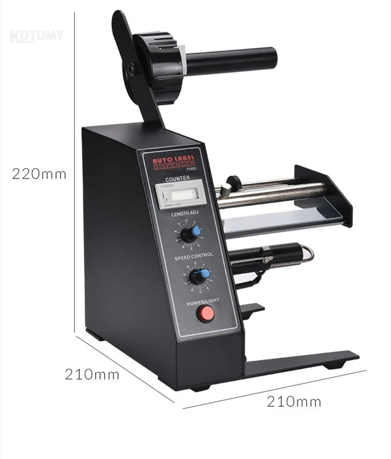 

1150D Semi-Automatic Label Peeling Machine - Automatic Counting Label Separator for Efficient Label Handling