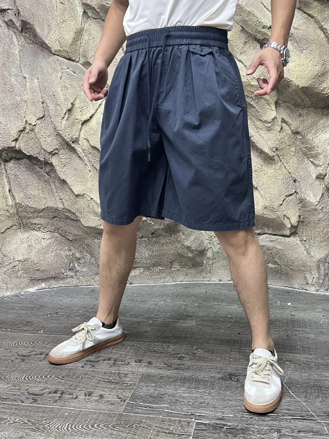 

Men's Comfortable Pure Cotton Shorts Summer New Style Simple Match Five-Point Pants mid Waist Standard Fit Cotton 100%