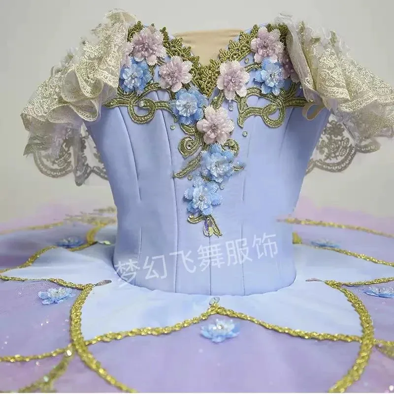 

qq023Elegant Professional Ballet Tutu Adult Child Ballerina Dress Girl Kids Clothes Swan Stage Wear Halloween Dance Costume For