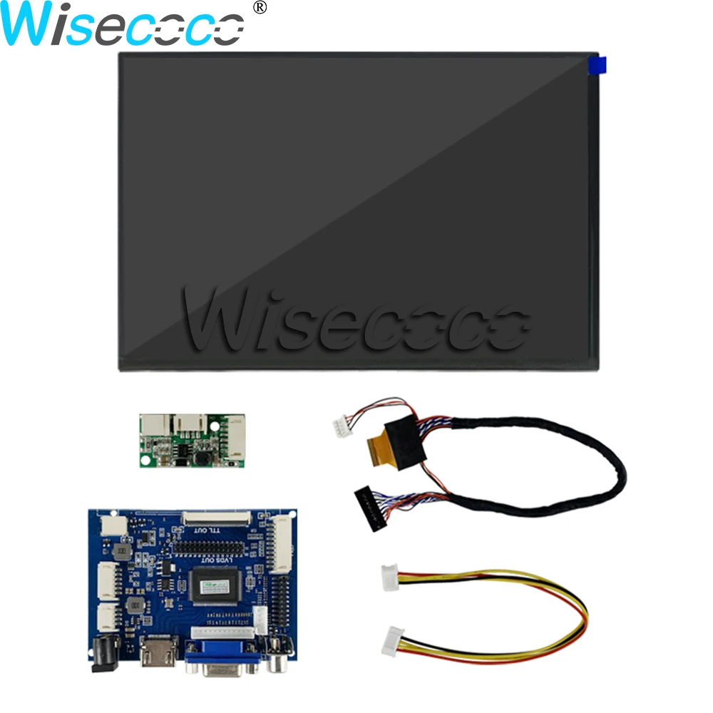10.1 Inch 1280*800 Capacitive Touch Screen IPS LCD Display Module Monitor LCD Display Backing Car USB VGA 2AV For Raspberry Pi