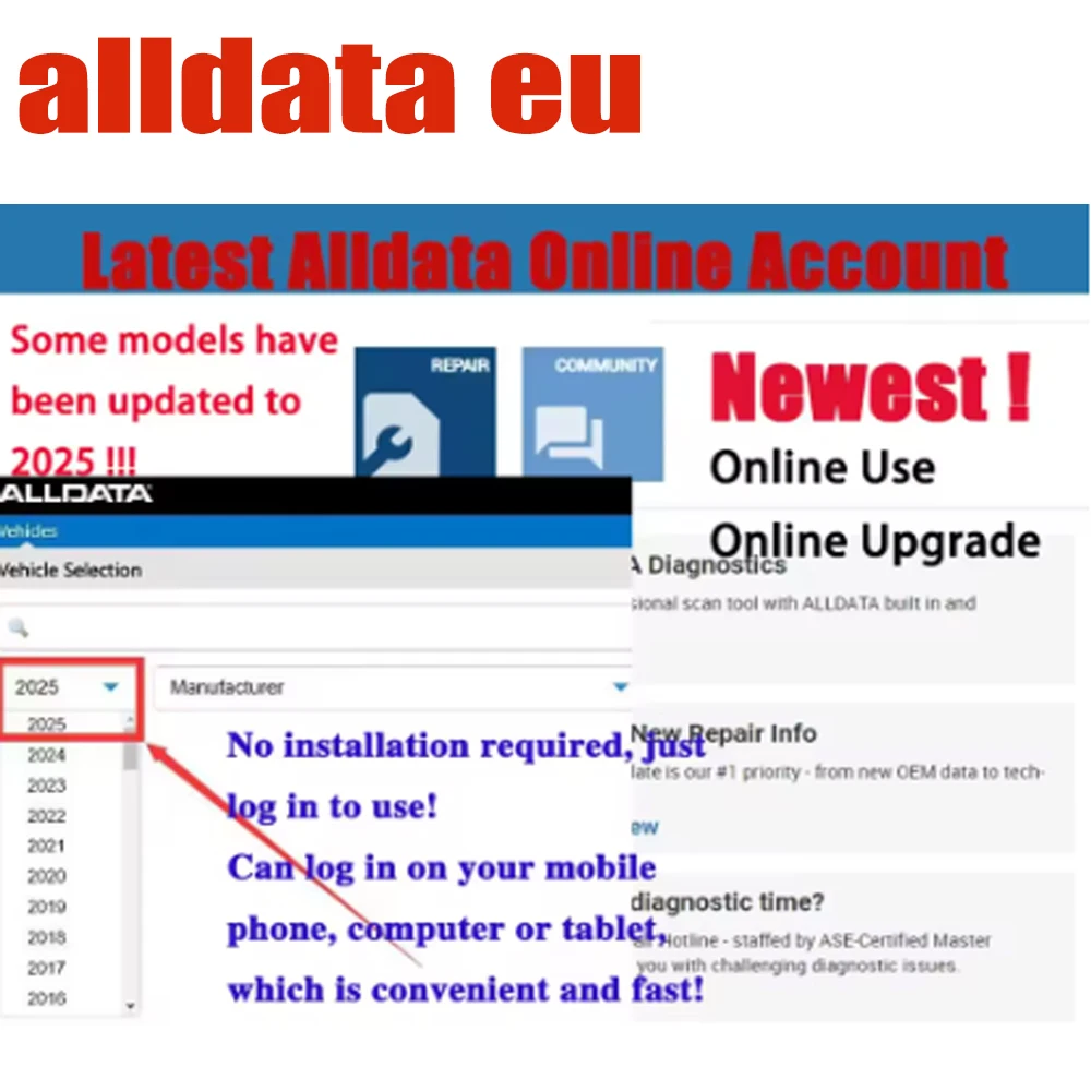 

Alldata Repair 2025 Latest Version Workshop Database Car Truck Wiring Diagram Tool CAR Data 10.53 Diagnostic Software