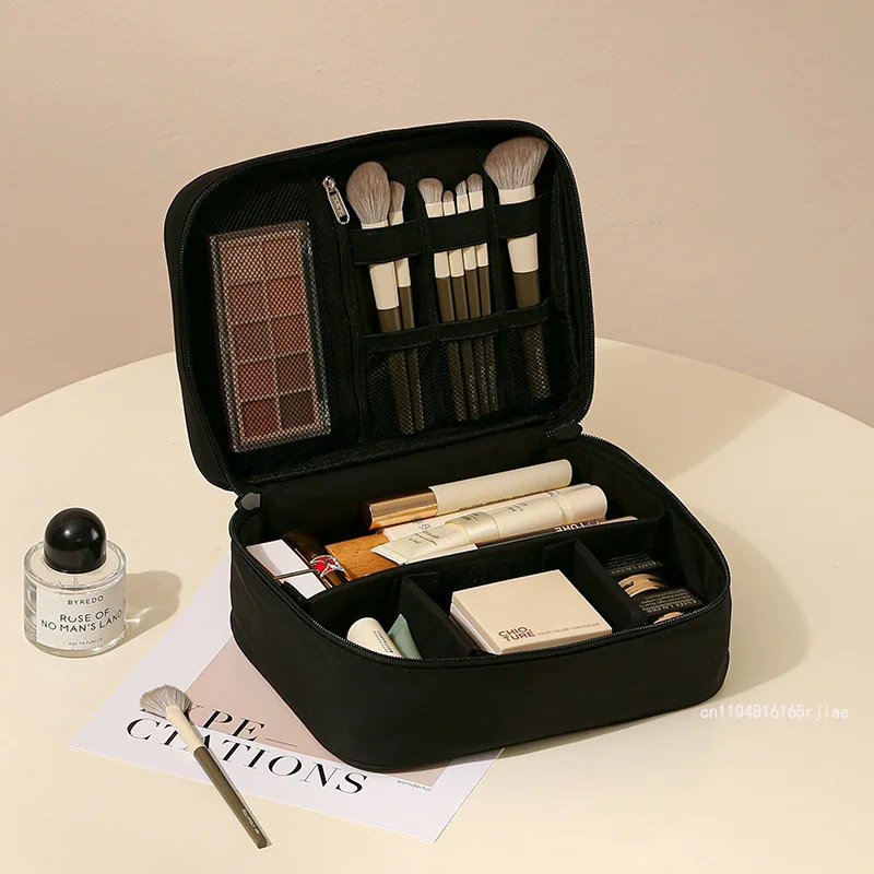 New Men's Makeup Bag Fashionable and High-quality Women's Grooming Bag Solid Color and Versatile Multifunctional Storage Bag