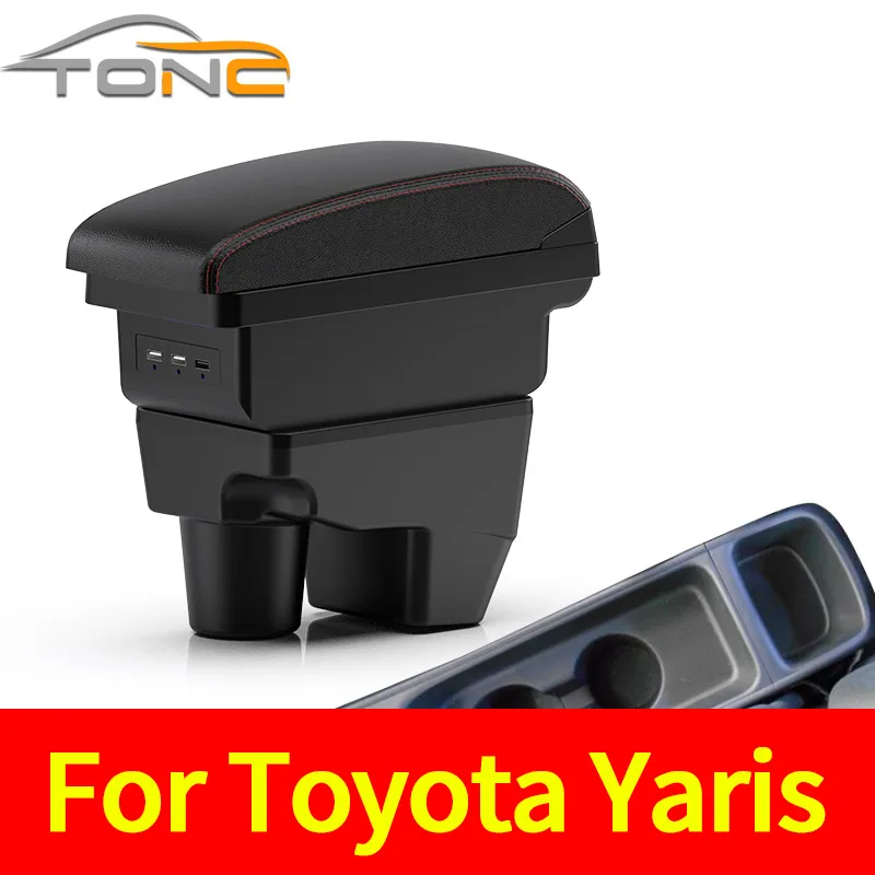 

For Toyota Yaris Armrest For Toyota Yaris Elegant Car Armrest box 2021 2022 Car Storage Box