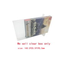 Transparent clear PET cover For Switch NS The legend of zeldaa breath of the wild game version storage display box case