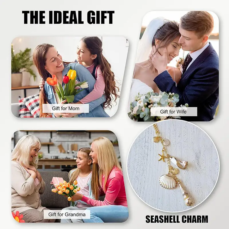 

Милые морские ракушки, автомобильное украшение из сплава, зеркало заднего вида ручной работы, подвесной шарм, богемные украшения для балкона, автомобильные аксессуары