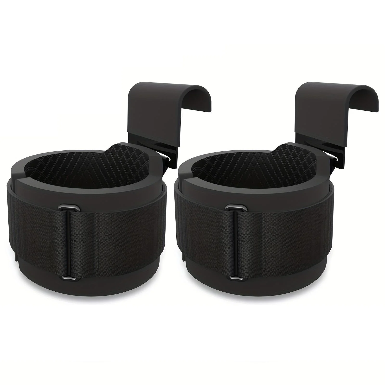 1 Pair Weight Lifting Hooks Weightlifting Wrist Straps Heavy Duty Pull-ups Power Lifting Grips with Padded Workout Hook