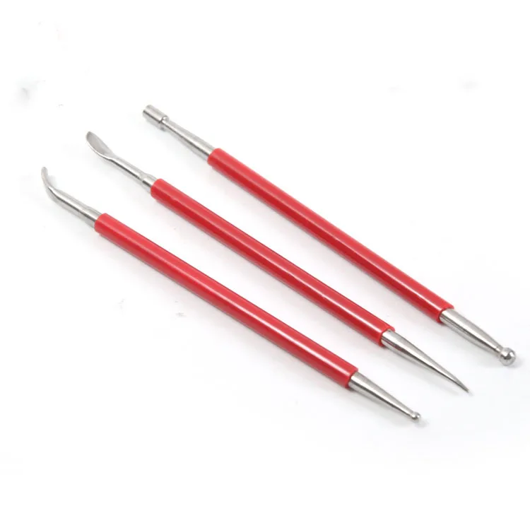 DIY leather edge stamping carving tool set 3pcs/lot