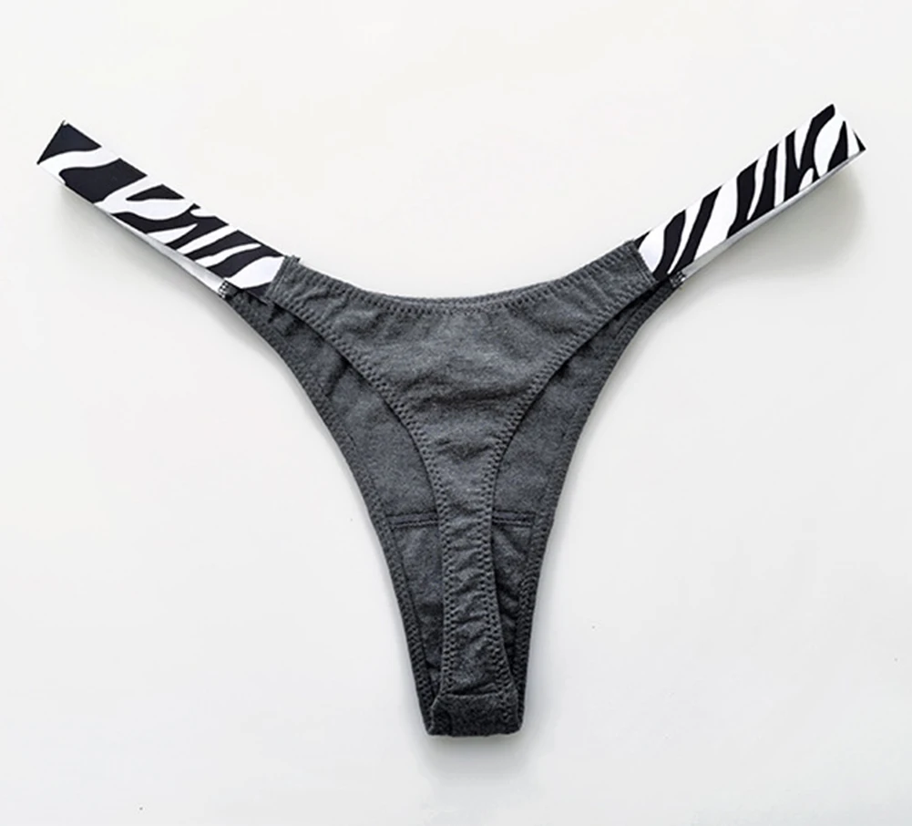 ملابس داخلية نسائية مثيرة ذات قصة عالية على شكل حرف g ثونج ملابس داخلية مرنة مثيرة وجذابة ملابس داخلية ناعمة قابلة للتنفس على شكل حرف T من الخلف سراويل نسائية #6