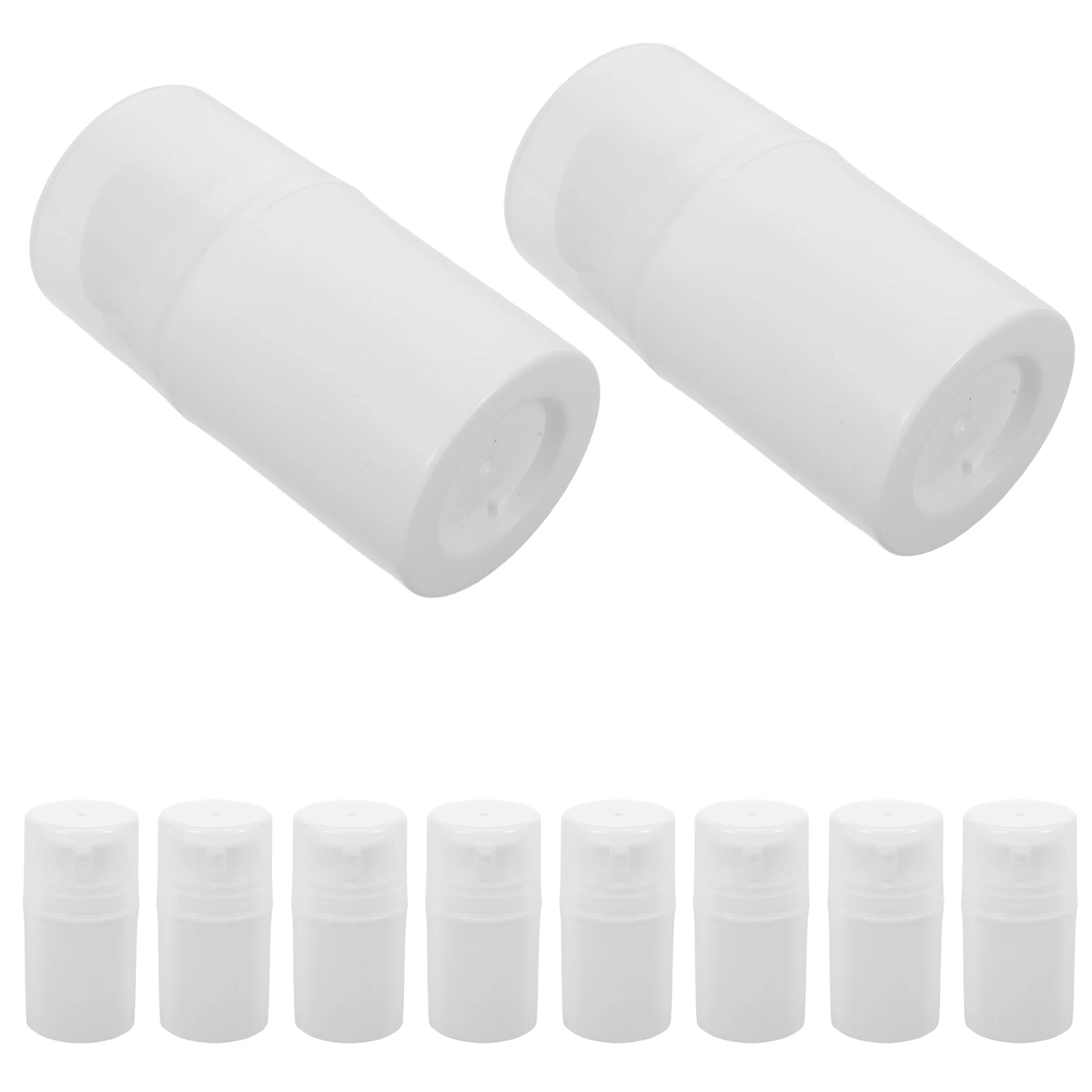 

10pcs Packaging Bottles 50Ml Refillable Lotion Pump Dispensers Leak-Proof Airless Reusable Travel Skincare Containers