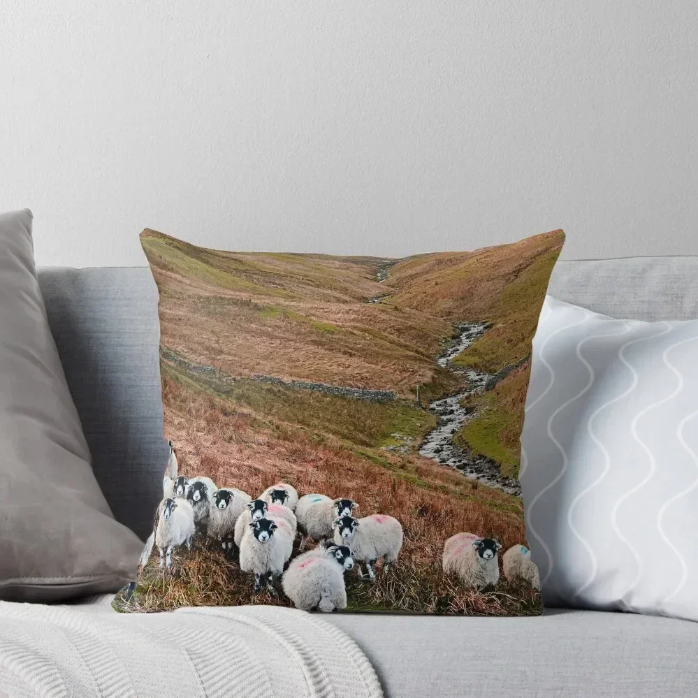 Swaledale Sheep in Weardale Throw Pillow christmas supplies Cushions Cover Throw Pillow Covers pillow