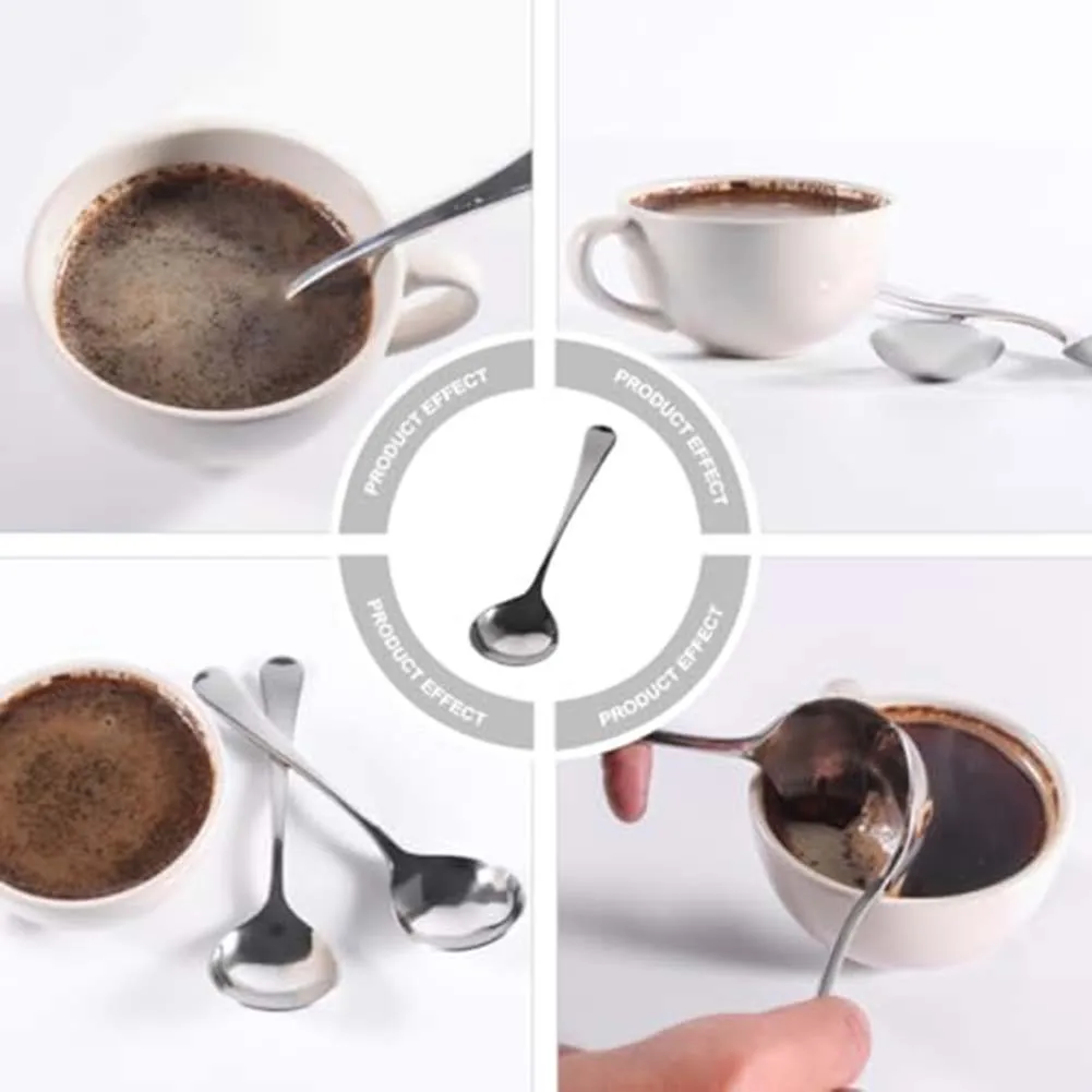 304 Stainless Steel Coffee For Tasting Spoon Suitable for Home Use Professional Cupping and Daily Brewing 15.5 cm