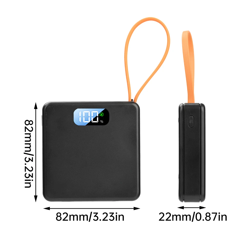 DIY 3*18650 Batterie-Powerbank-Kit 10W 22.5W Schnellladegehäuse mit Ladekabel, abnehmbar, schweißfrei, mobiles Stromversorgungs-Kit – Detail 14