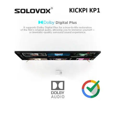 SOLOVOX 2024 Google-certifierad KICKPI KP1 Androidtv 11 Box S905Y4 2G 32G WiFi BT Assistant Netflix 4K Android TV Mediaspelare 8 best sales solovox - №3