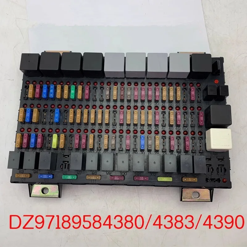 For SHACMAN X3000 Cab Fuse Box Lighting Exhaust Power Supply Main Fuse Relay Board DZ97189584380 DZ97189584383 DZ97189584390