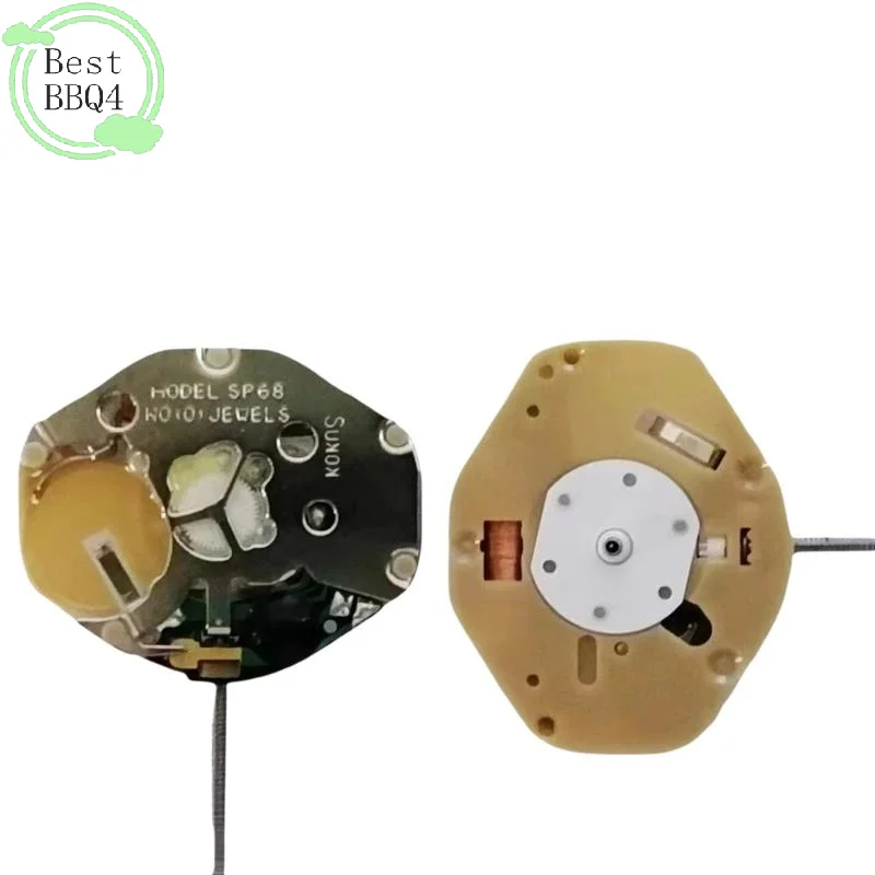 (BBQ4)1/3/5Pcs Sweep Second /Continuous Second Movement New SP68 Movement 3-Hand No-Date Quartz Movement Watch Parts