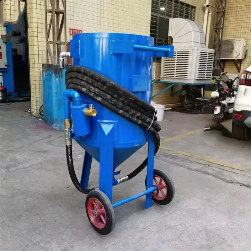 Factory Sales High Pressure Sandblasting Machine Manual Dry Type Sanding Machine