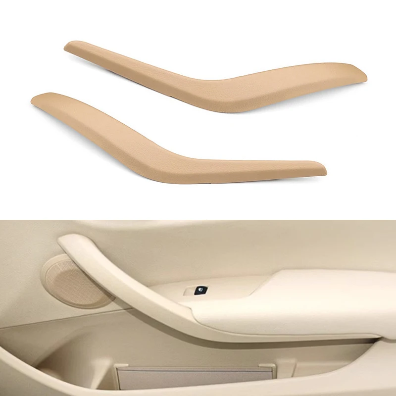 

2 шт./пара, черные 5141 2991 777, аксессуары для внутренних ручек, декоративные детали ручки внутренней дверной панели, для BMW X1 E84 2009-2016