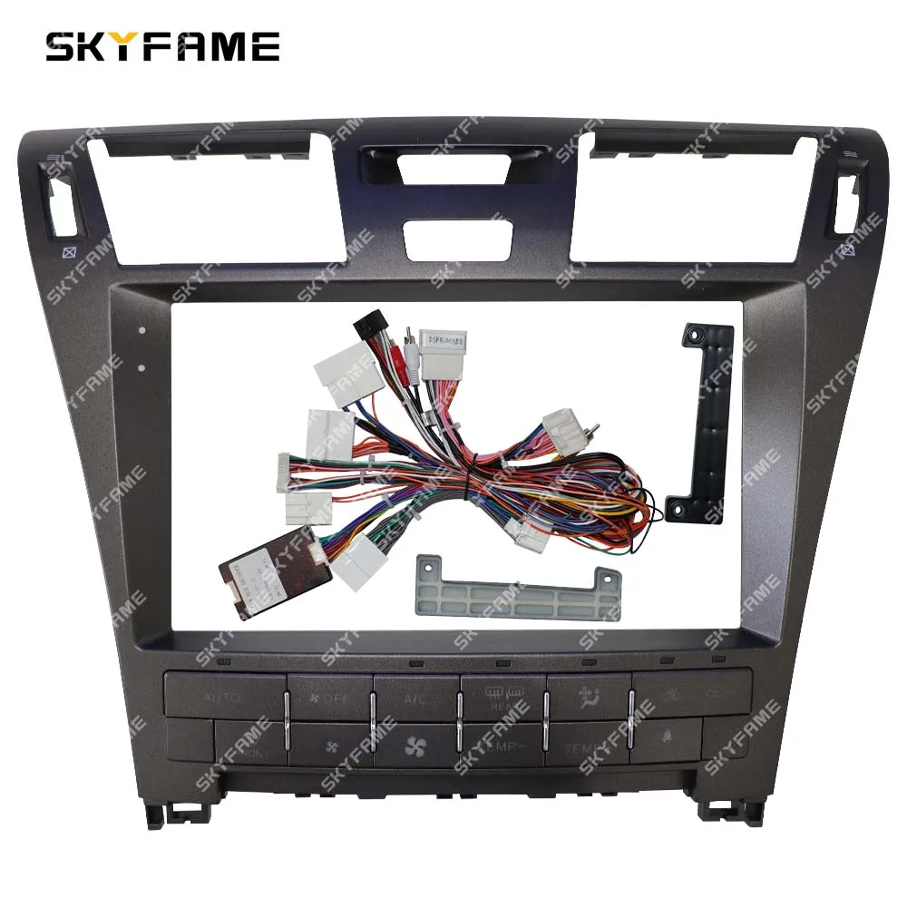 SKYFAME إطار السيارة فآسيا محول Canbus صندوق فك أندرويد راديو داش تركيب لوحة عدة لكزس LS LS460 LS600 #4