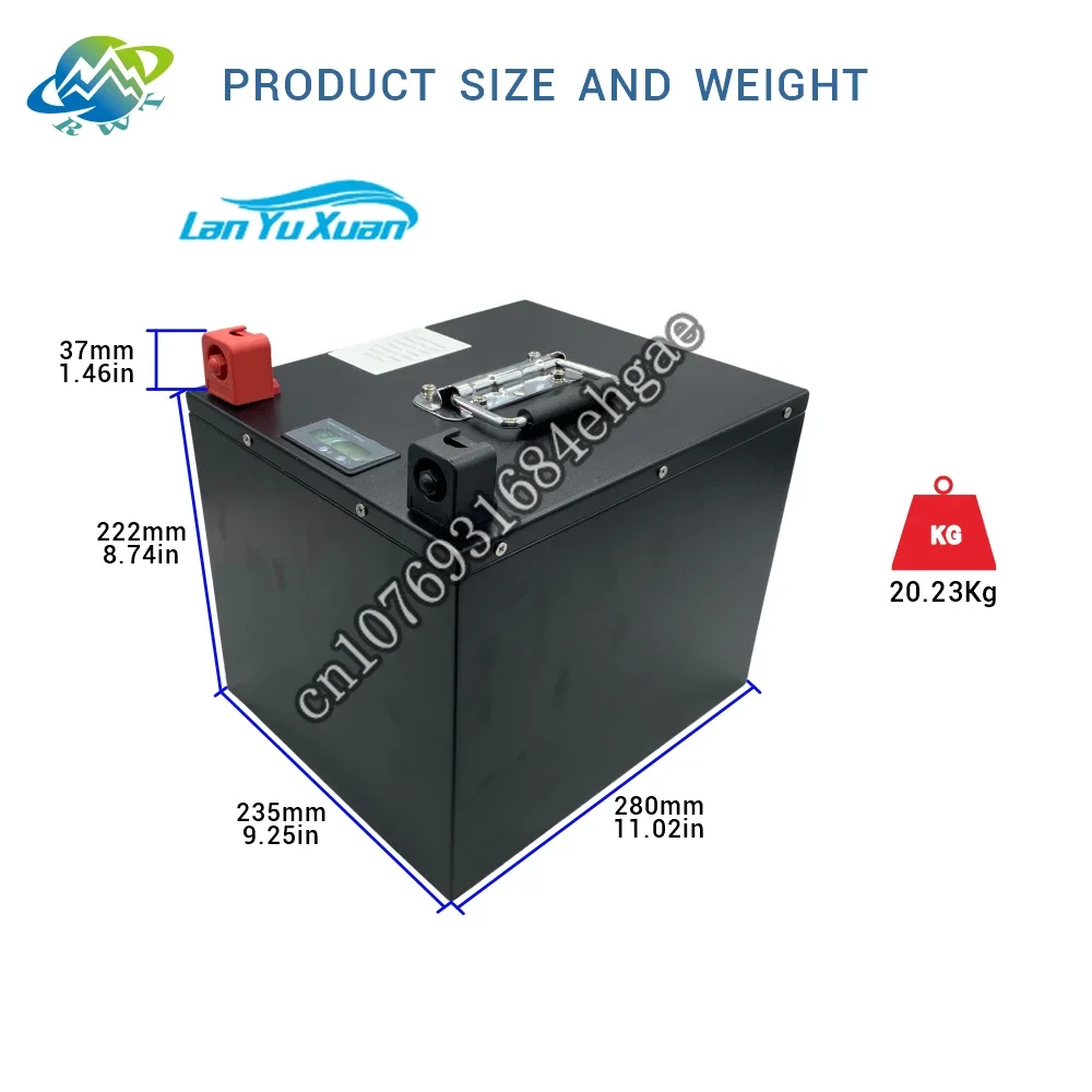 RWT 3.2v 12v 24v 36v 48v 72v solar battery  200ah lithium ion