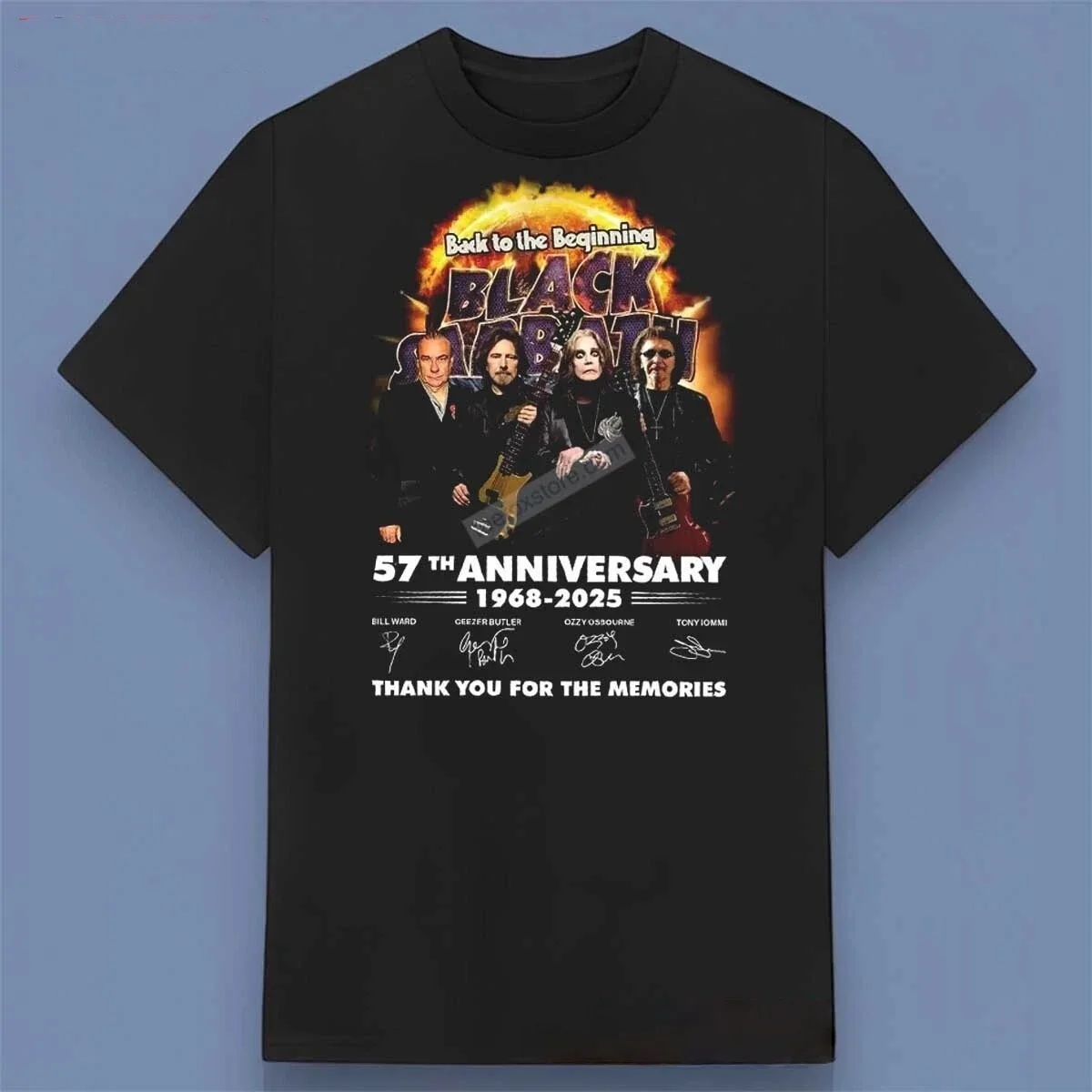 

Black Sabbath Back To The Beginning T-shirt Printed Short Sleeve Summer Cotton Round Neck T-shirt T shirt Men Women's Shirts