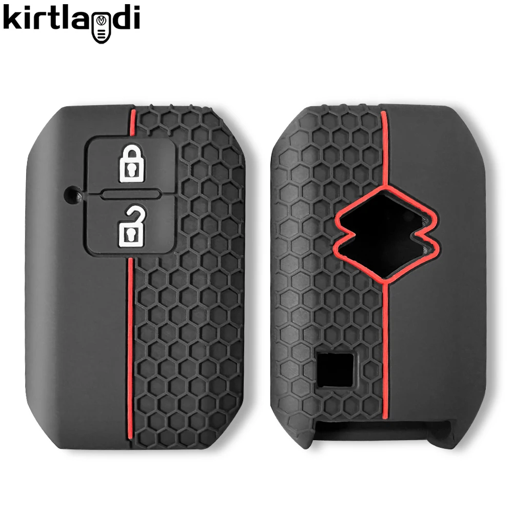 For Suzuki Swift GXL Sport Katana Vitara Ignis Jimney XL7 Ertiga Key Case Silicone Holder Car Accessories Keychain Key Cover