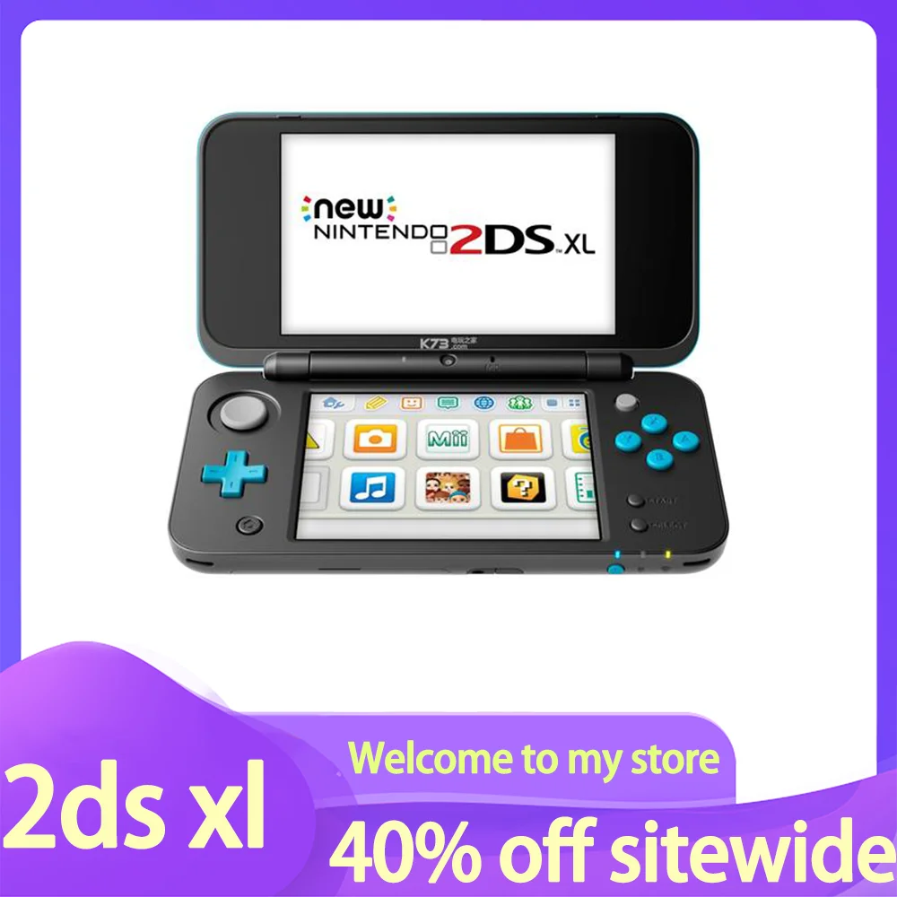 Brand new 2DS XL original refurbished handheld game console. Get a free 2ds 3ds game library with your order. 40% off sitewide.