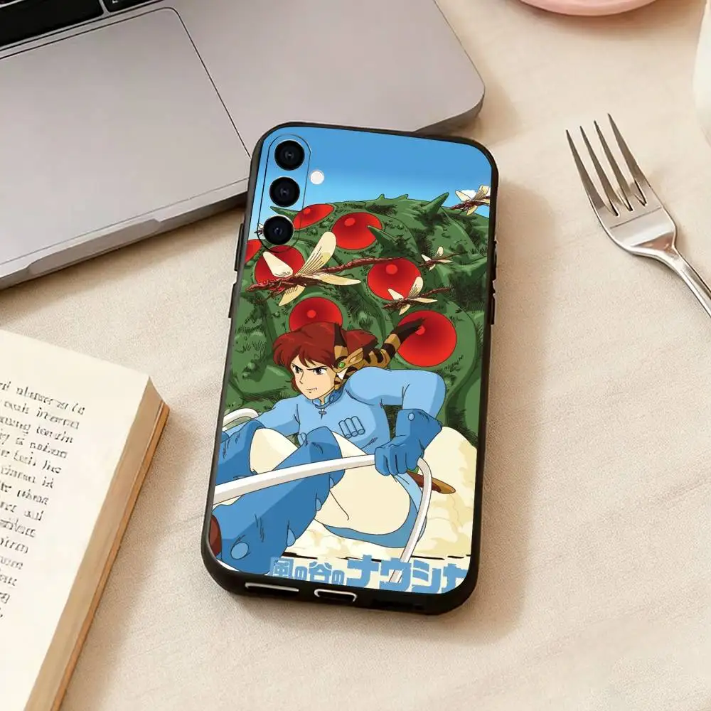 Cartoon N-Nausicaa-a Phone Case For Samsung Galaxy A73,A72,A71,A70,A53,A52,A51,Others Soft Black Cover