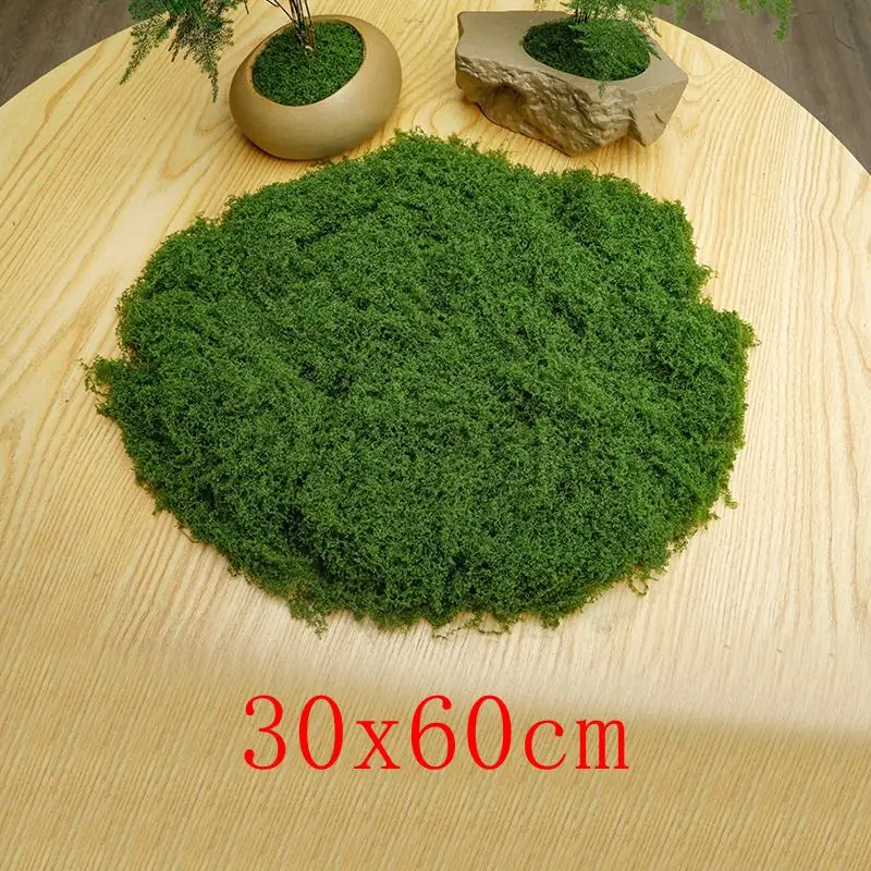 Grünes künstliches Moos, DIY-Handwerk, Gras, künstliches Moos, künstliches konserviertes Moos, grüne Pflanze, Zuhause, Zimmer, Garten, Dekor, Landschaft, künstliches Gras – Detail 16